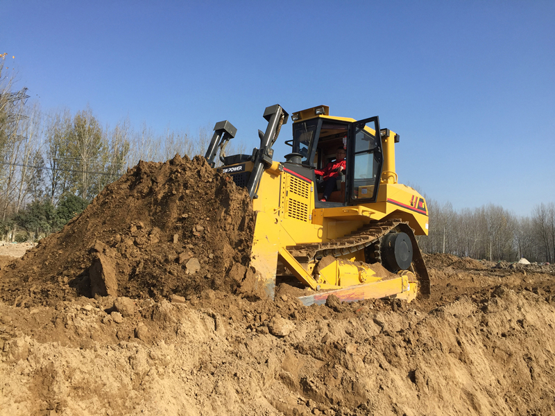 ND6 bulldozer construction site excavation, grading